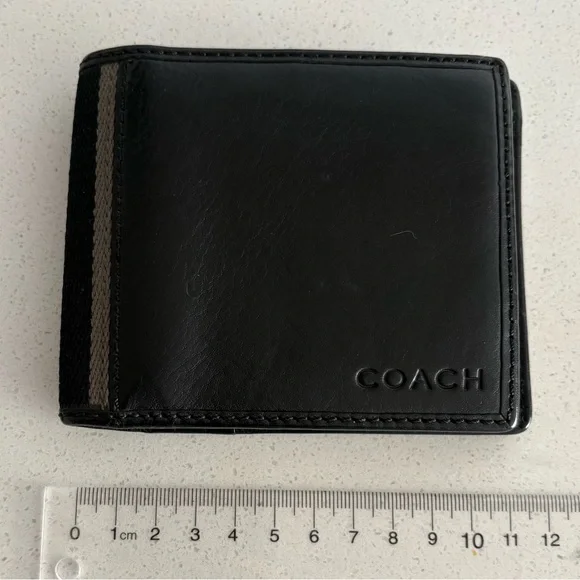 Coach men’s black leather wallet 2013 - Picture 11 of 11